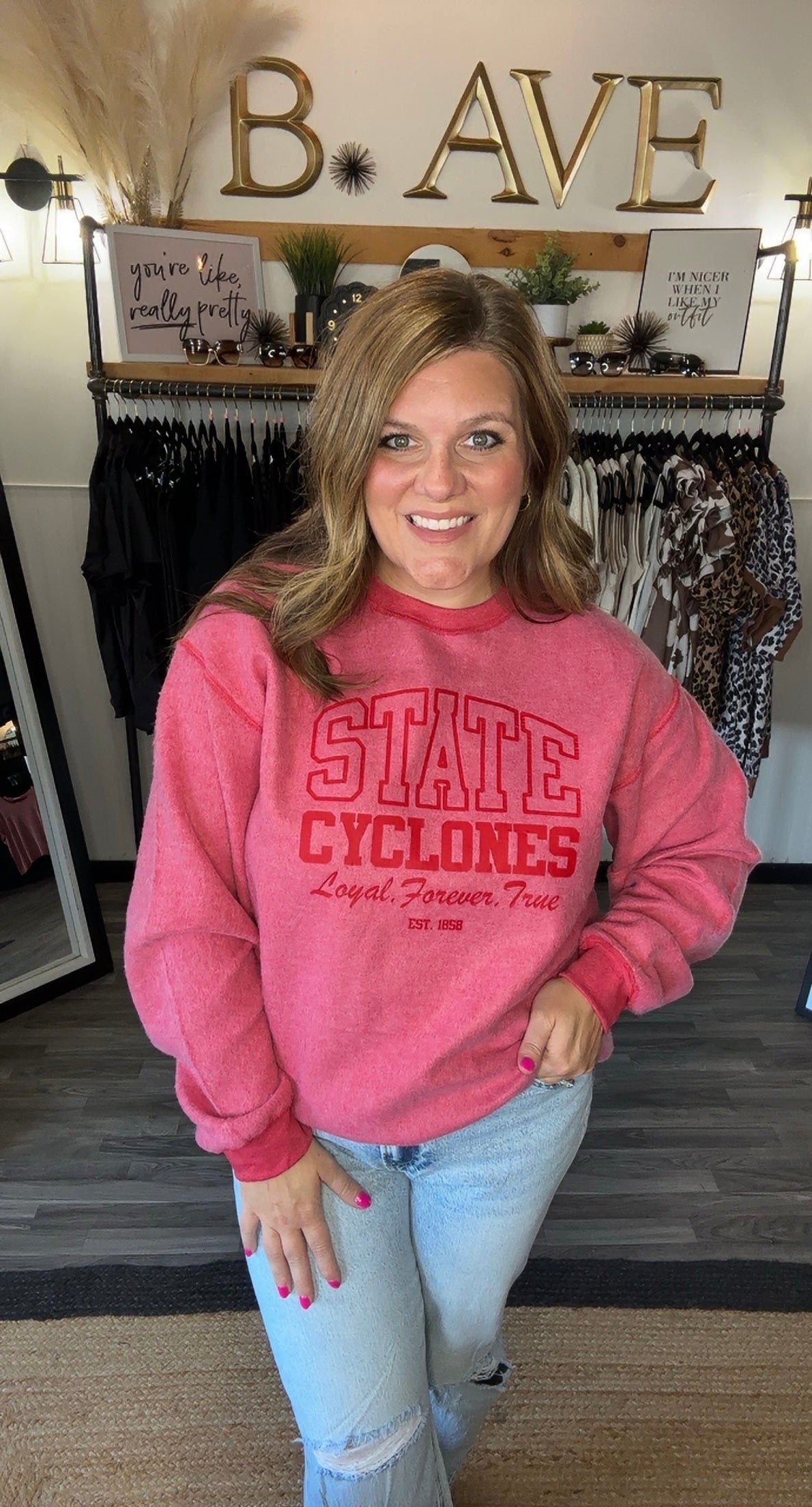 State Cyclones Inside Out Graphic Sweatshirt