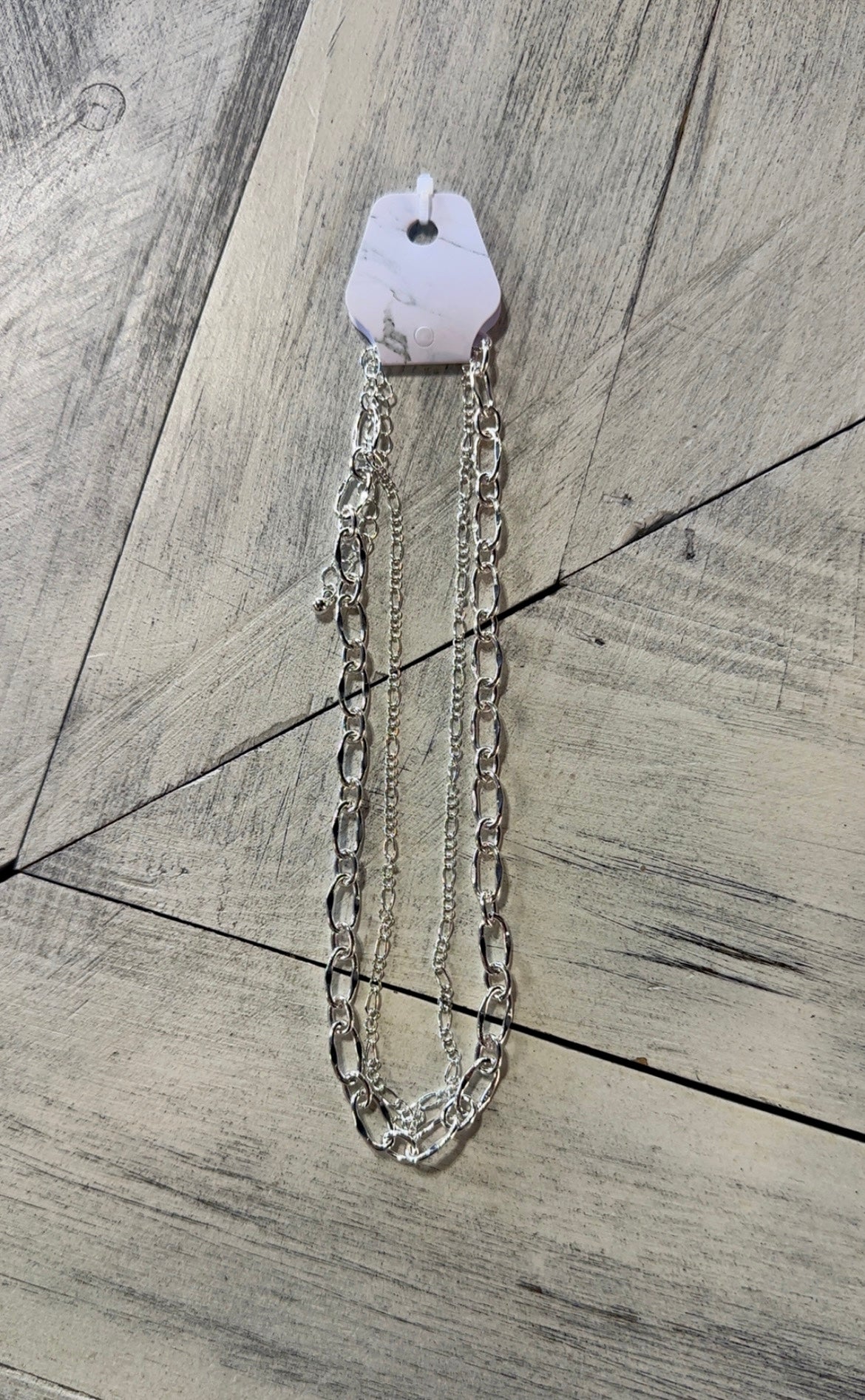 2 Layer Chunky Chain Link Necklace