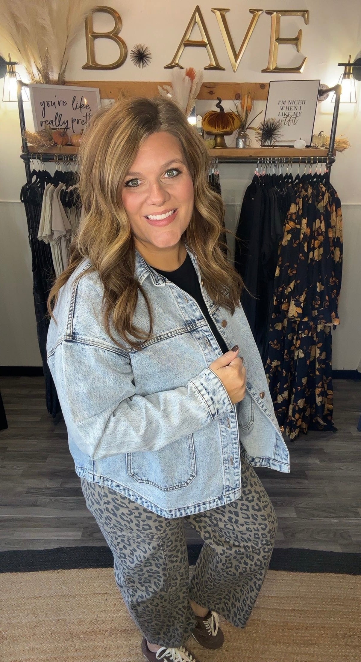 Vintage Square Pocket Denim Jacket