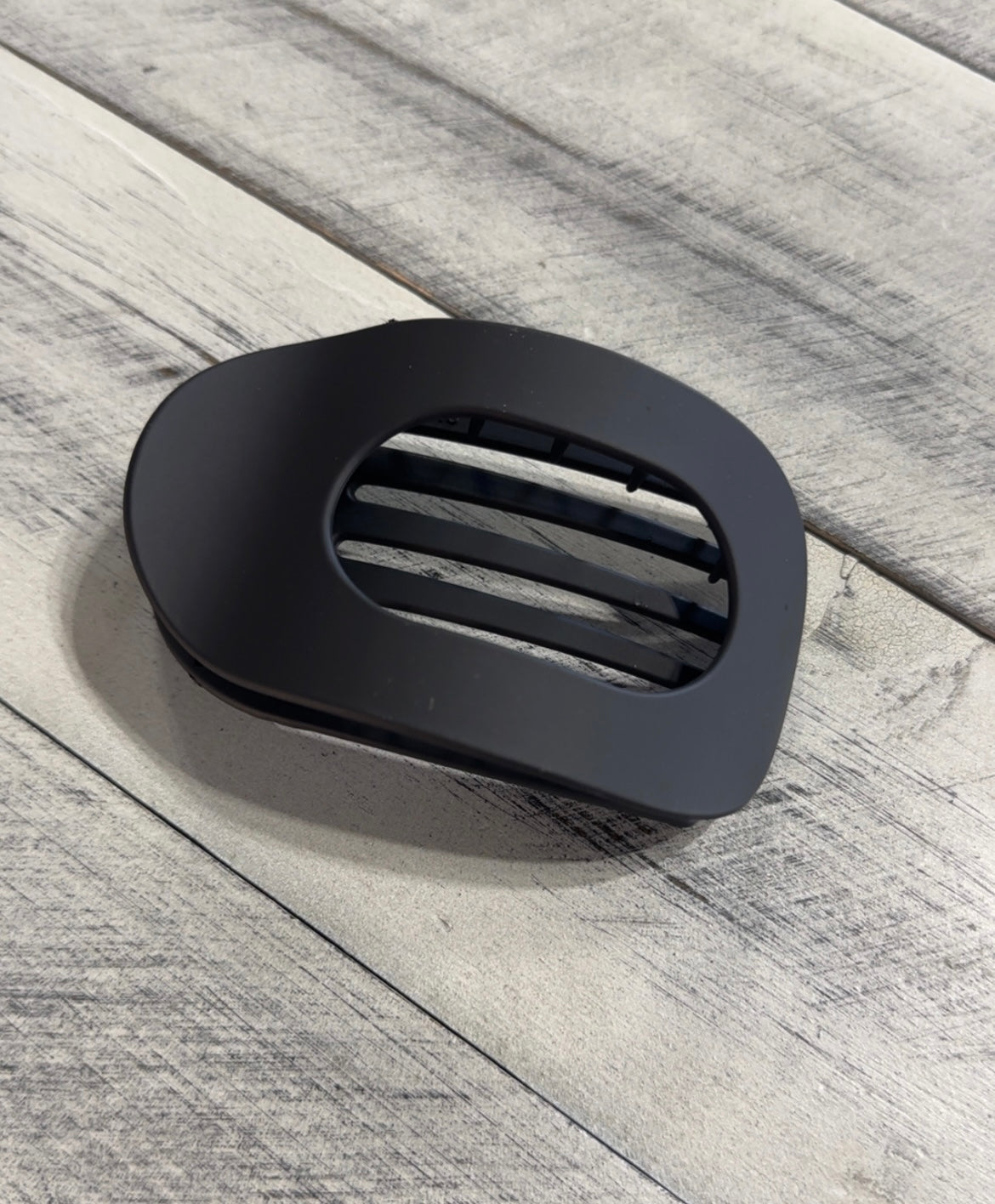 Matte Flat Curved Hair Clip