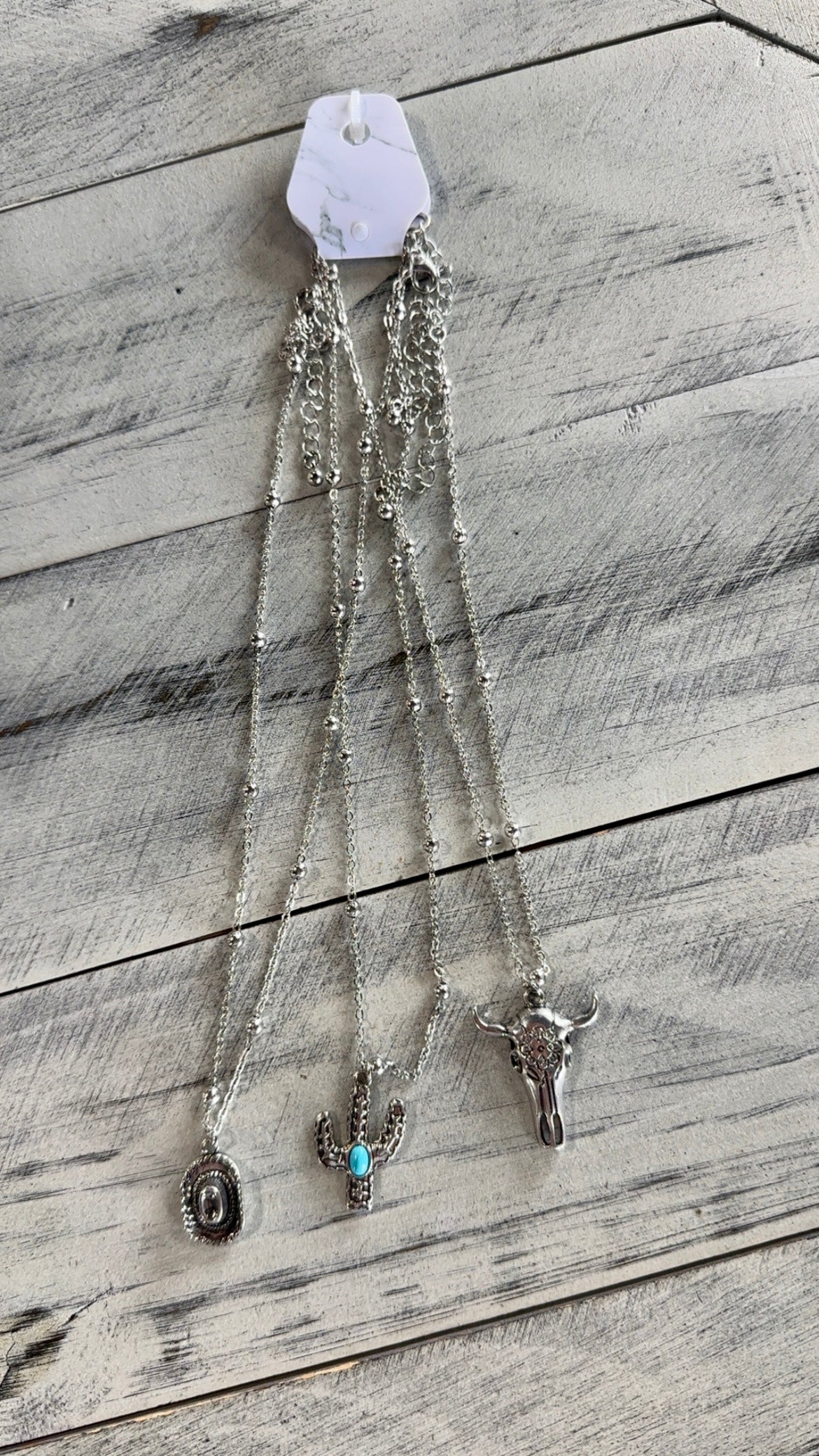 Western 3 Piece Necklace Set