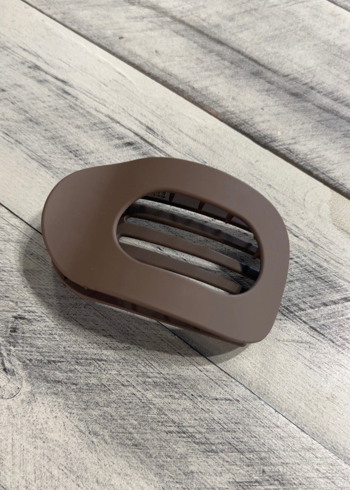 Matte Flat Curved Hair Clip