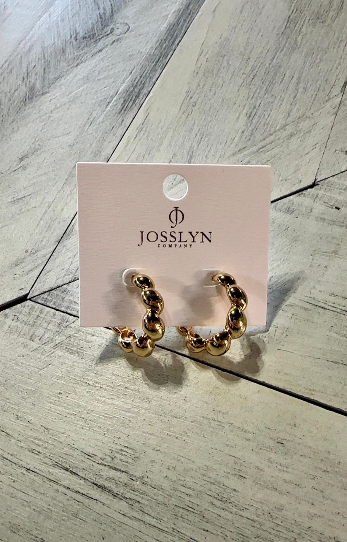 Twist Bubble Hoop Earrings