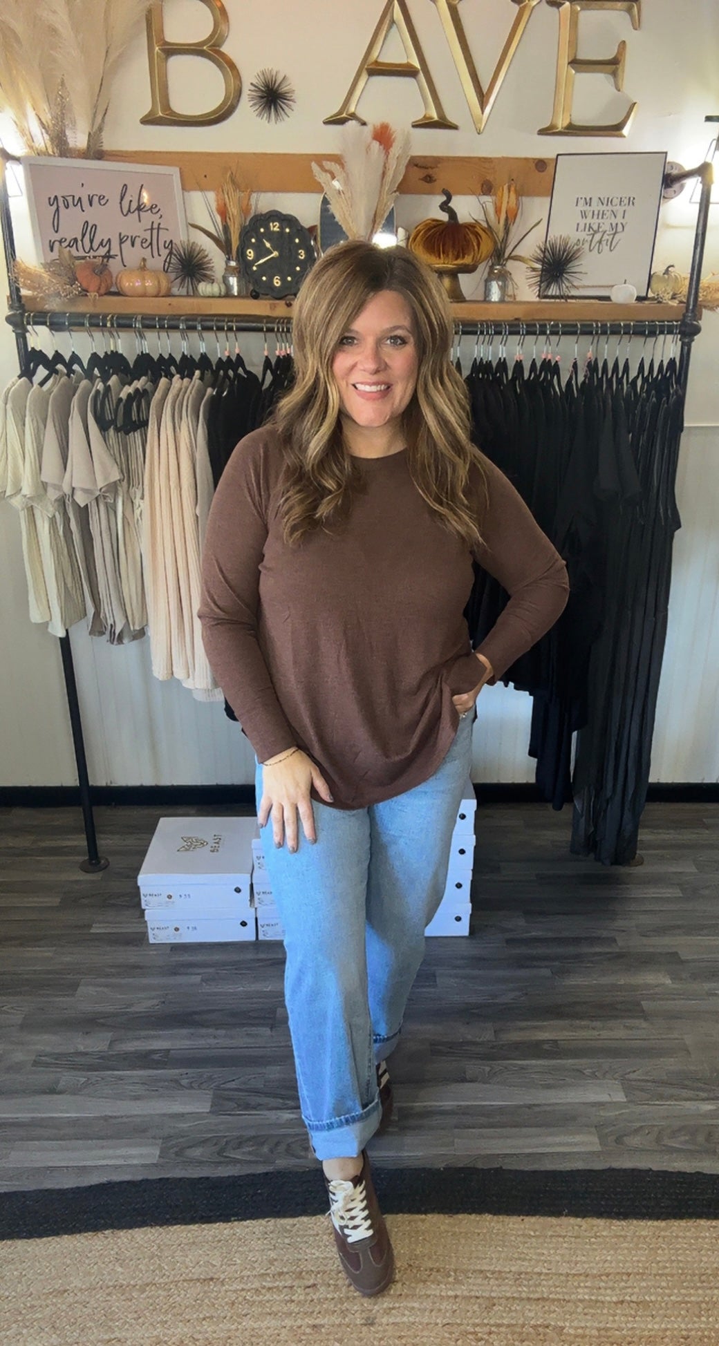 Mica High Rise Baggy Straight Jeans